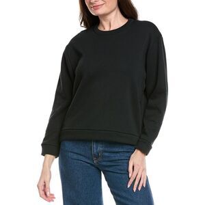 Natori Edit Womens  Nova Brushed Knit Sweatshirt, Black